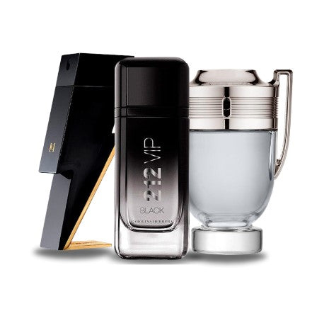 Cofanetto esclusivo con BAD BOY, 212 VIP BLACK e Paco Rabanne INVICTUS 100ML