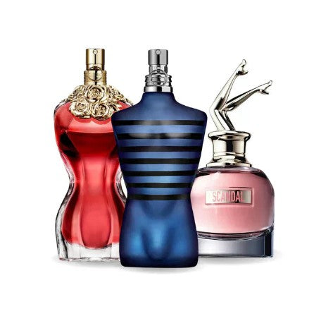 Cofanetto 3 Fragranze Jean Paul Gaultier: LA BELLE, ULTRA MALE & SCANDAL – 100 ml ciascuno